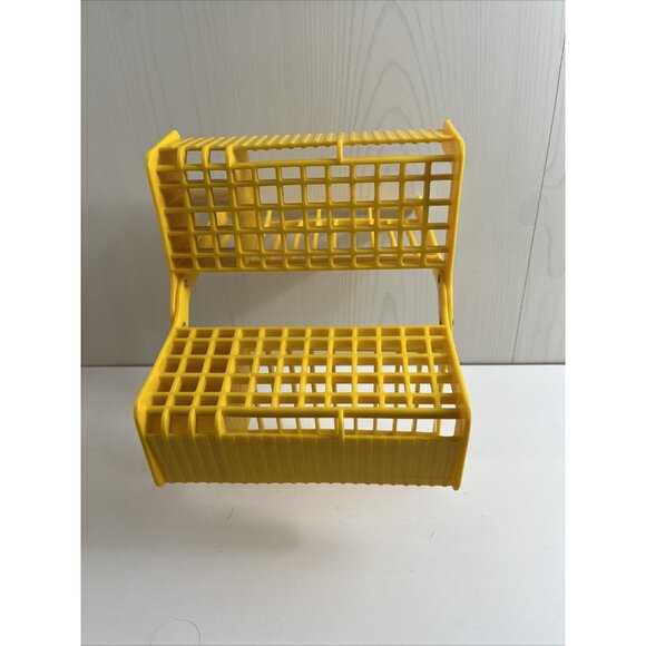 Vtge Fisher Price Fun With Food Drying Rack Dishes 1987 Bowls Plates Made in USA - Picture 14 of 15